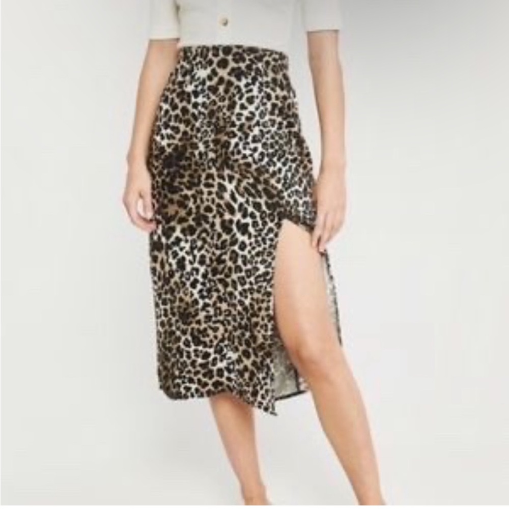 Abercrombie Cheetah Print Wrap Skirt - XS